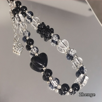 Moteriška telefono apyrankė su karoliukais, rankų darbo, prekinis ženklas Jager, daugiafunkcinė