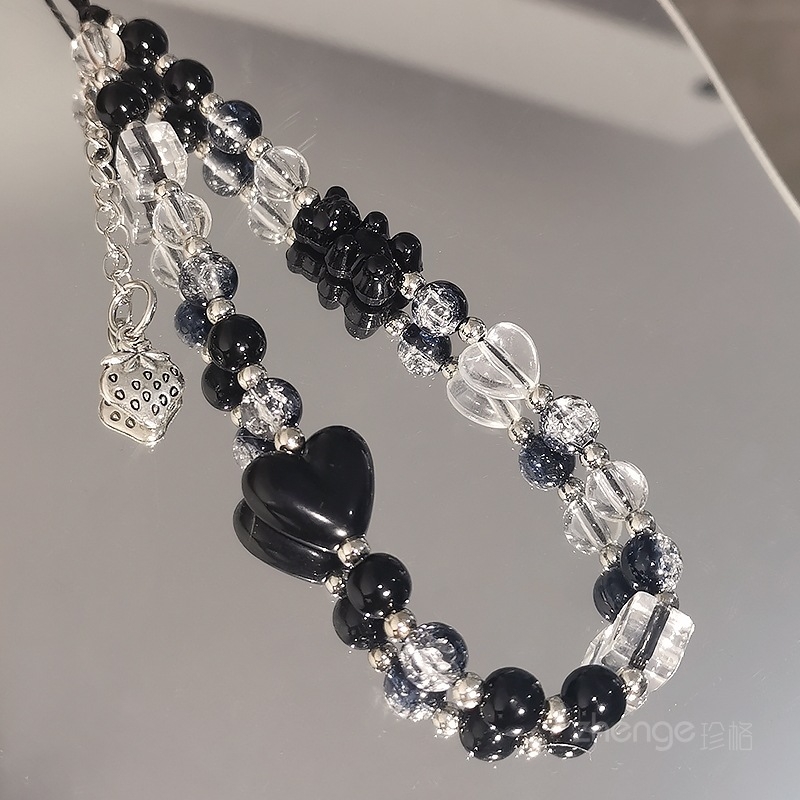 Moteriška telefono apyrankė su karoliukais, rankų darbo, prekinis ženklas Jager, daugiafunkcinė