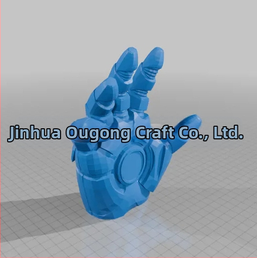 Автомобилен магнитен държач за телефон с 3D принтиран Iron Man дизайн, зарядна база, PLA материал, палмовидна форма, стил модерно изкуство