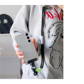 FENCUS silikono telefono pakabukas su karikatūriniu pakabuku, unisex, suderinamas su Apple/Samsung/Huawei dėklai