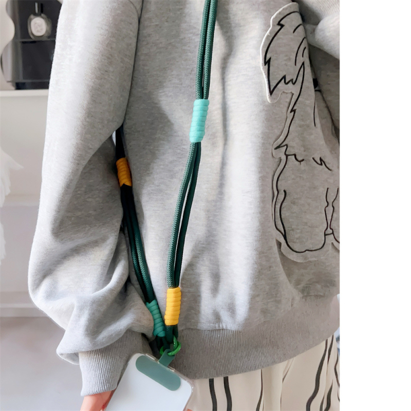 FENCUS silikono telefono pakabukas su karikatūriniu pakabuku, unisex, suderinamas su Apple/Samsung/Huawei dėklai