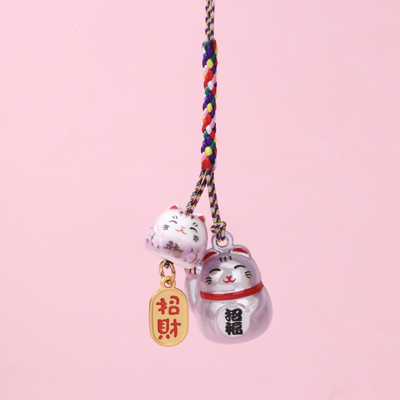 Telefonfüggő medál karikatúra kis állat motívummal, fém, sütőfestékkel bevont felület, Boting márka, 2025 nyár