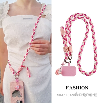 Zhuge Moteriška Rankų Darbo Daugiafunkcinis Telefono Lanyard – Audimas, Medžiaga: Kitas