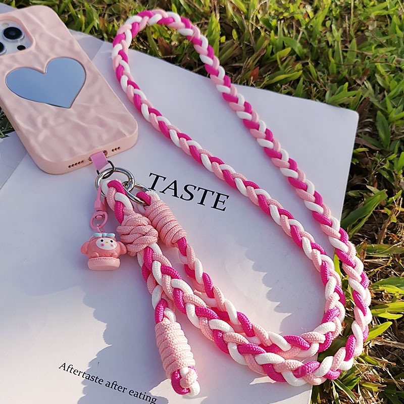 Zhuge Moteriška Rankų Darbo Daugiafunkcinis Telefono Lanyard – Audimas, Medžiaga: Kitas