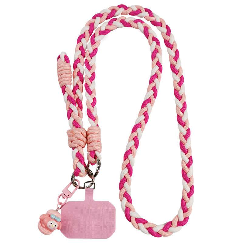 Zhuge Moteriška Rankų Darbo Daugiafunkcinis Telefono Lanyard – Audimas, Medžiaga: Kitas