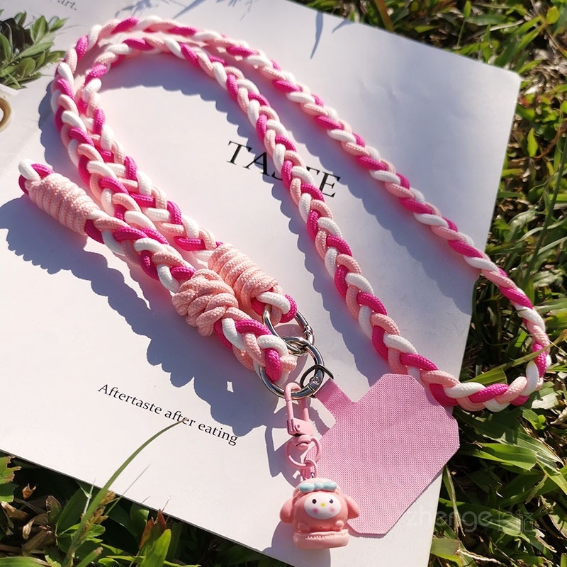 Zhuge Moteriška Rankų Darbo Daugiafunkcinis Telefono Lanyard – Audimas, Medžiaga: Kitas
