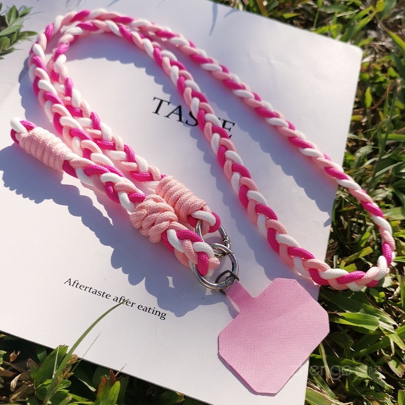 Zhuge Moteriška Rankų Darbo Daugiafunkcinis Telefono Lanyard – Audimas, Medžiaga: Kitas