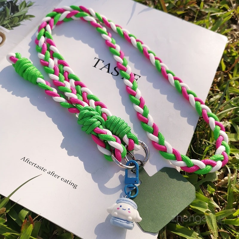 Zhuge Moteriška Rankų Darbo Daugiafunkcinis Telefono Lanyard – Audimas, Medžiaga: Kitas