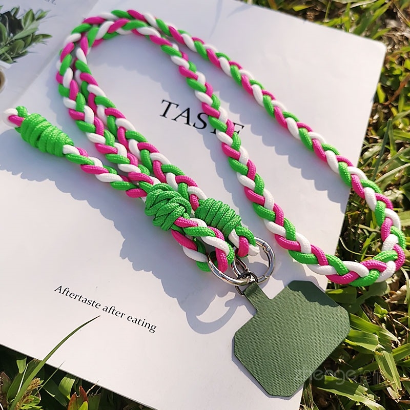 Zhuge Moteriška Rankų Darbo Daugiafunkcinis Telefono Lanyard – Audimas, Medžiaga: Kitas