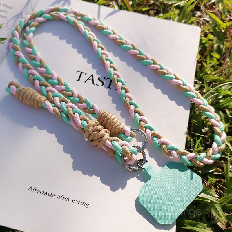 Zhuge Moteriška Rankų Darbo Daugiafunkcinis Telefono Lanyard – Audimas, Medžiaga: Kitas