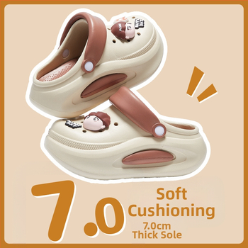 Moteriški bateliai su skylutėmis — viršus EVA, apvalus pirštas, laisvas stilius