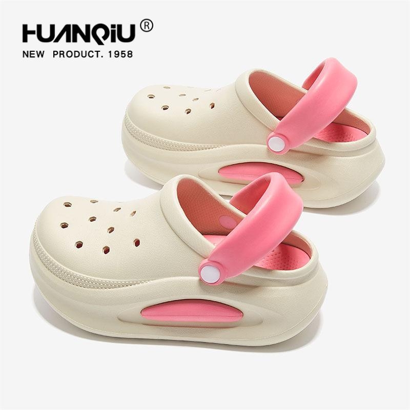 Moteriški bateliai su skylutėmis — viršus EVA, apvalus pirštas, laisvas stilius