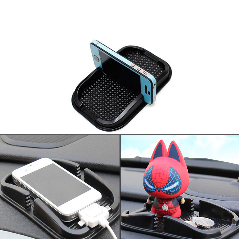 Silikoninis automobilio anti-slid kilimėlis su navigacijos laikikliu, vienas kortelių skyrius, pritaikomas logotipas