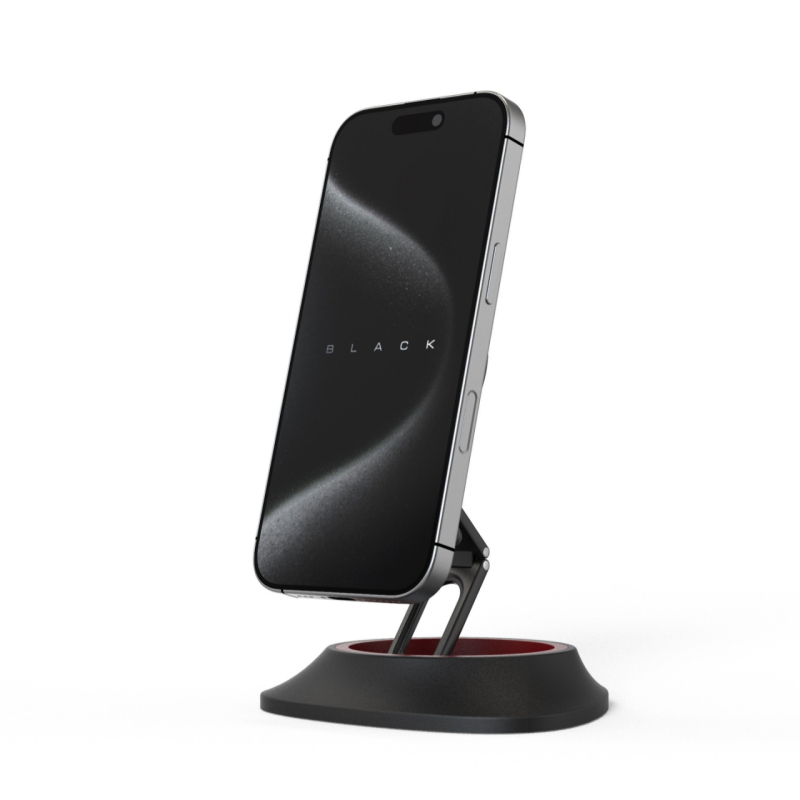 Държач за телефон за табло на автомобил — сгъваем, магнитен, въртящ се, залепващ