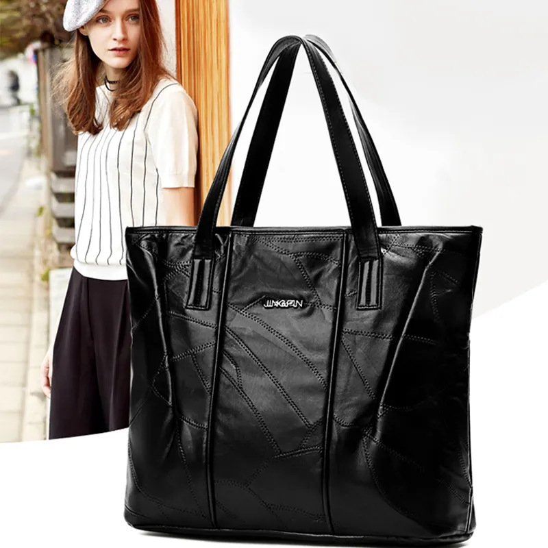 Renka Bags Tote táska - PU, városi egyszerű stílus, cipzáras nyitás, belső zseb, Nyár 2024