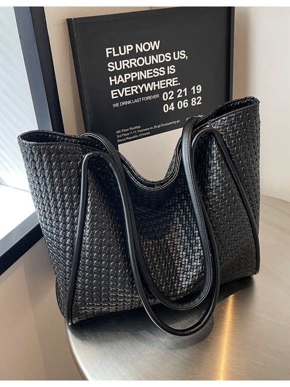 PU anyagú tote táska mágneses zárással, rejtett cipzáras zsebbel, poliészter bélés, nagy kapacitású