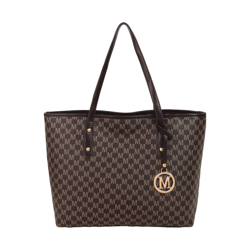 An qing Női nagy kapacitású táska utcai divat stílusban, PU anyag, cipzár, poliészter bélés, vízszintes négyzetes forma, 2025 tavasz