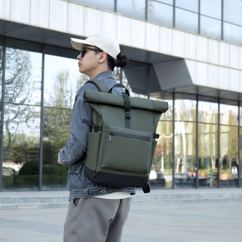 PICANO раница за бизнес пътувания, водоустойчива мембранна раница в стил улична мода, капацитет 20-35 л, унисекс, презрамки с въздушна възглавница