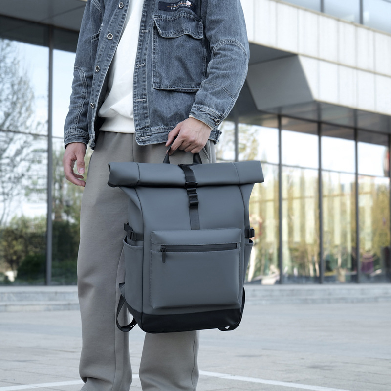 PICANO раница за бизнес пътувания, водоустойчива мембранна раница в стил улична мода, капацитет 20-35 л, унисекс, презрамки с въздушна възглавница