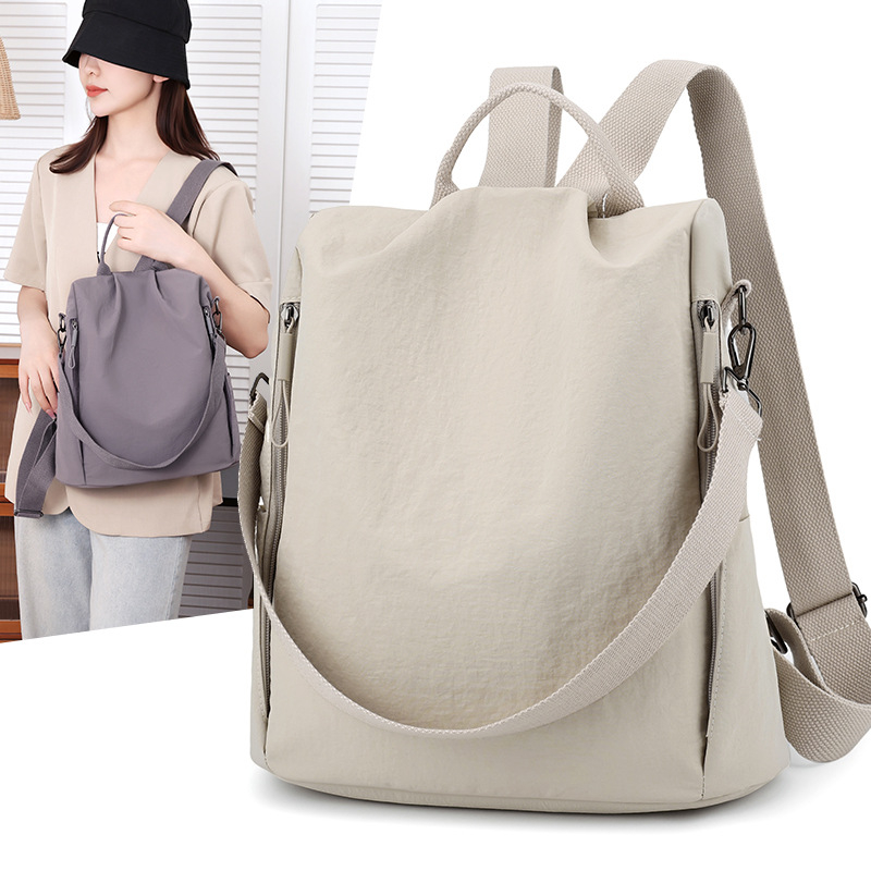 Hátizsák — ultrakönnyű, minimalist dizájn; Oxford szövet; 2025 tavasz; Rain turns into butterfly; szabadidős utazásokhoz