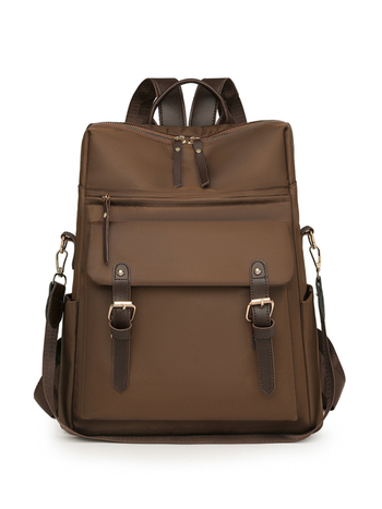 Louis Gust nejlon laptop hátizsák, vízálló, zipzáras záródás, belső telefontartó zseb és zipzáras zseb, poliészter bélés, háromdimenziós külső