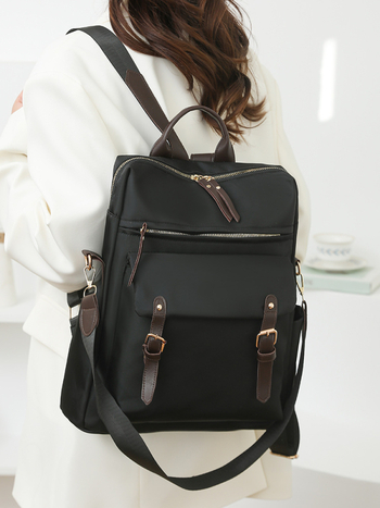 Louis Gust nejlon laptop hátizsák, vízálló, zipzáras záródás, belső telefontartó zseb és zipzáras zseb, poliészter bélés, háromdimenziós külső