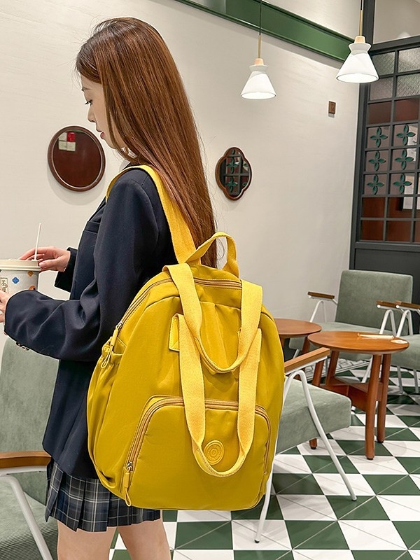 Раница за пътуване, унисекс дизайн, найлонова материя, капацитет 20–35 л, пролет 2025 издание, намалява натоварването