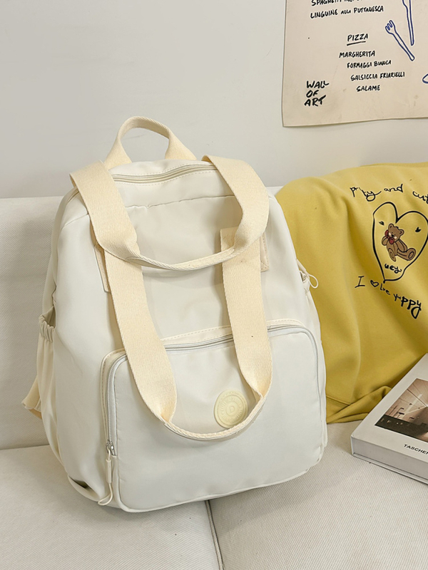 Раница за пътуване, унисекс дизайн, найлонова материя, капацитет 20–35 л, пролет 2025 издание, намалява натоварването