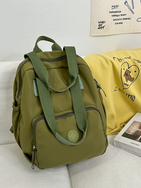 Раница за пътуване, унисекс дизайн, найлонова материя, капацитет 20–35 л, пролет 2025 издание, намалява натоварването