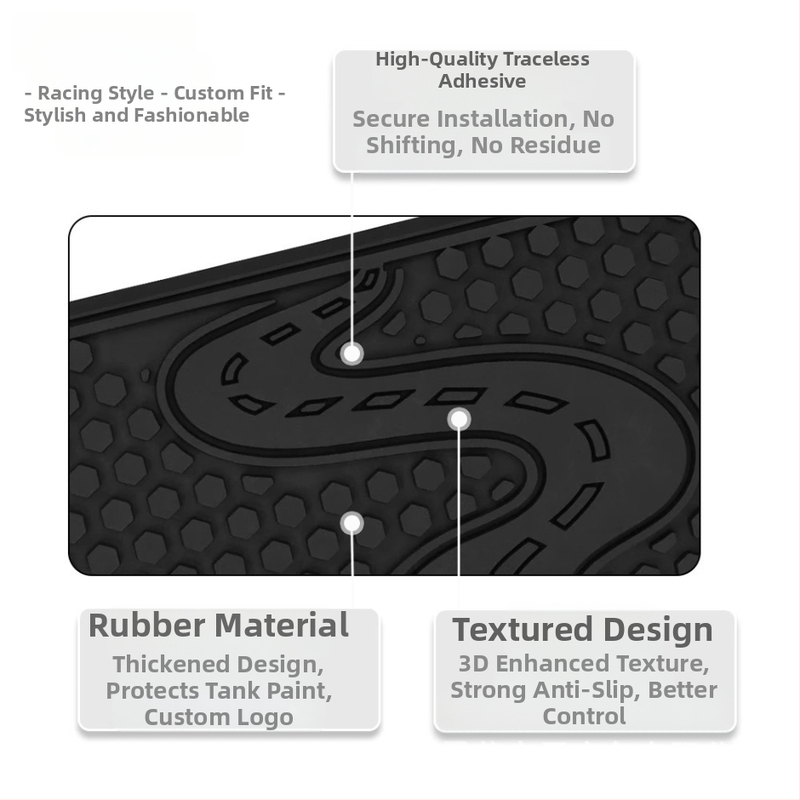 Protisklzový bočný štítok na palivový tank pre Yamaha Tracer 9/Tracer 9GT 2025