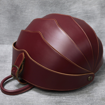 Rucsac din piele naturală – strat superior, unisex, stil retro, capacitate sub 20 L, deschidere cu cataramă Draasher