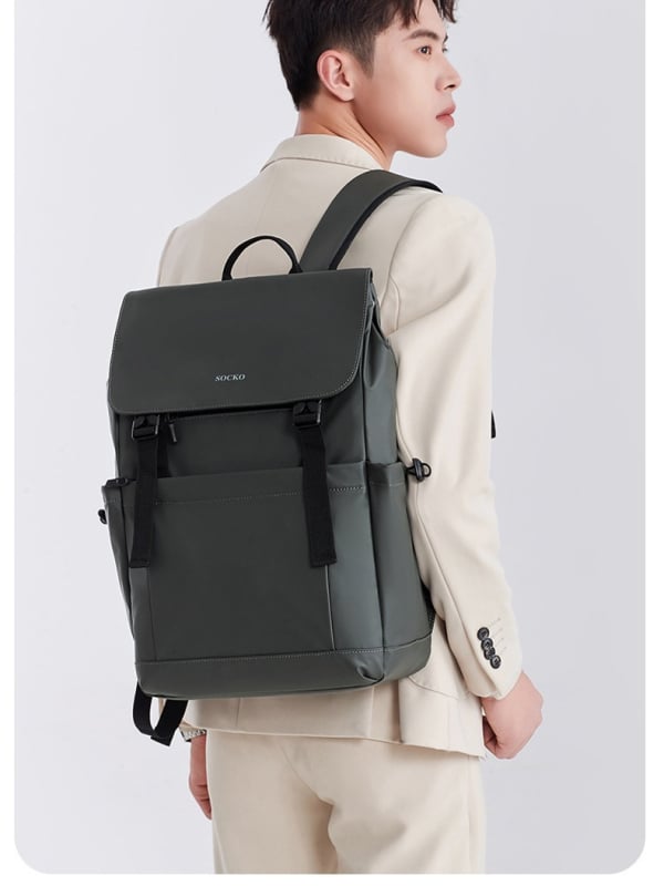 Rucsac pentru laptop San Rango, potrivit pentru laptopuri de 14 inch, capacitate 20–35L, impermeabil