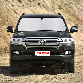 Toyota Land Cruiser automobilio saulės skydelis su siurbtuko tvirtinimu (medžiaga: Kita; funkcija: Kita; stilius: Kita)