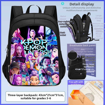 Ученическа раница | Унисекс | Oxford плат | Стил: свободно пътуване | За начално училище