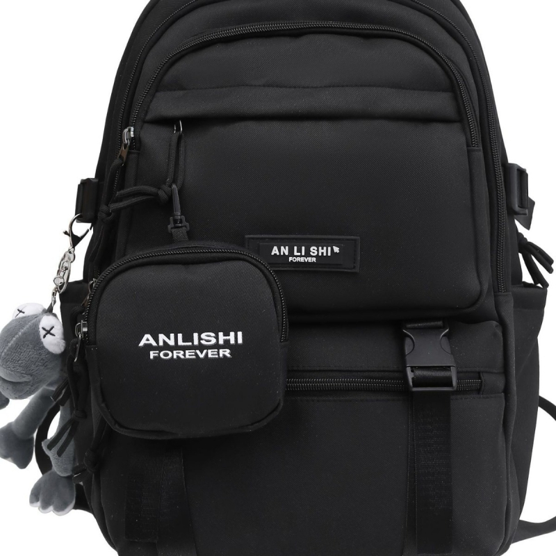 Dicaluo раница от нейлон, водоустойчива, капацитет под 20 л, с извити презрамки, модел с букви