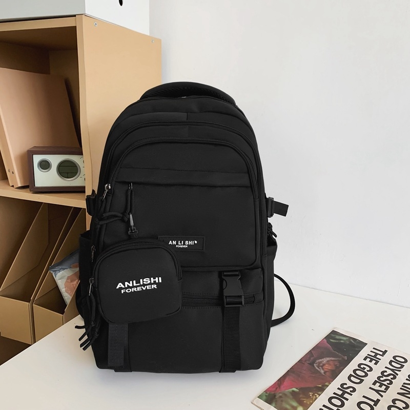 Dicaluo раница от нейлон, водоустойчива, капацитет под 20 л, с извити презрамки, модел с букви