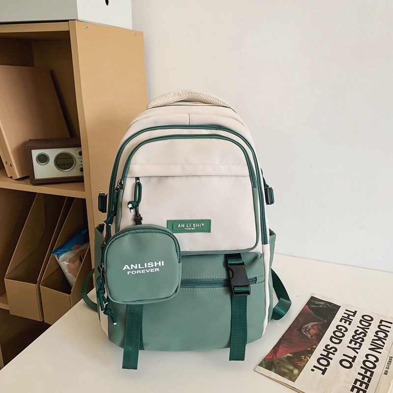 Dicaluo раница от нейлон, водоустойчива, капацитет под 20 л, с извити презрамки, модел с букви