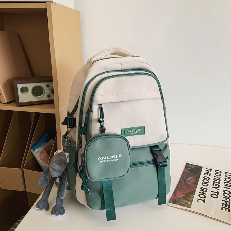 Dicaluo раница от нейлон, водоустойчива, капацитет под 20 л, с извити презрамки, модел с букви