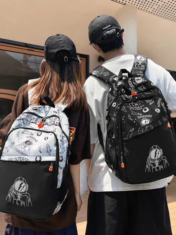 Barron νάιλον σακίδιο πλάτης, κάτω από 20 λίτρα, street-trend στυλ, μοτίβο anime καρτούν