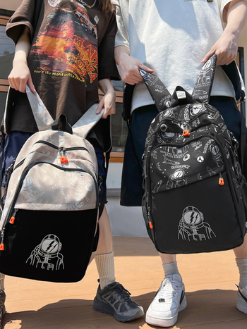 Barron νάιλον σακίδιο πλάτης, κάτω από 20 λίτρα, street-trend στυλ, μοτίβο anime καρτούν