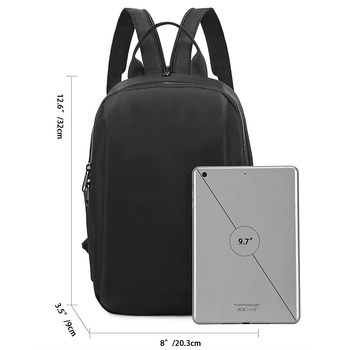 Ανδρικό μίνι σακίδιο, Oxford ύφασμα, αδιάβροχο, χωρητικότητα κάτω από 20 L, στυλ δρόμου