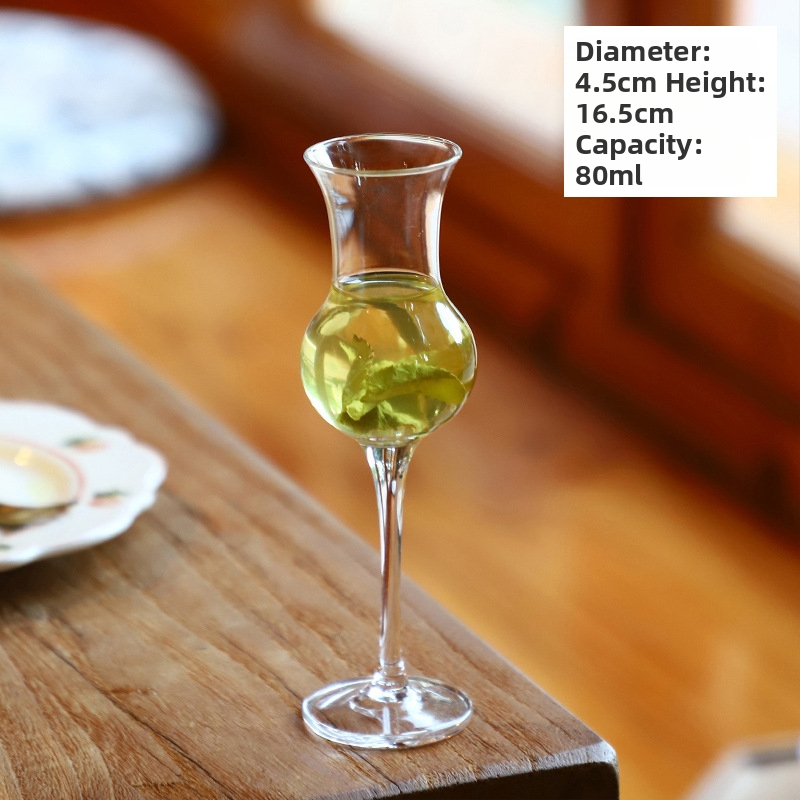 Чаша за чай - стъклена, новокитайски стил, еднослойна, шестчленен комплект, печат на лого наличен