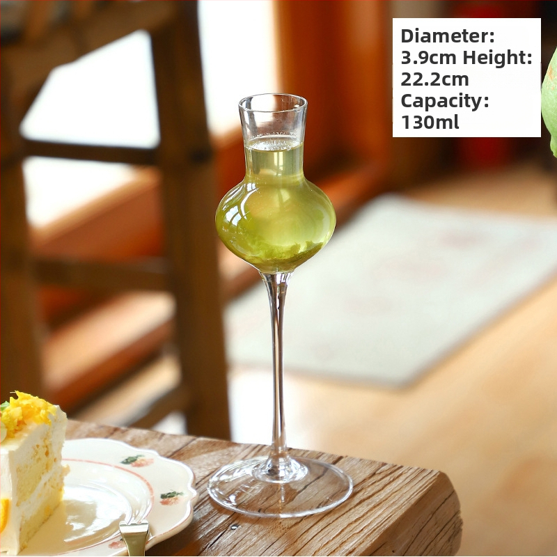 Чаша за чай - стъклена, новокитайски стил, еднослойна, шестчленен комплект, печат на лого наличен