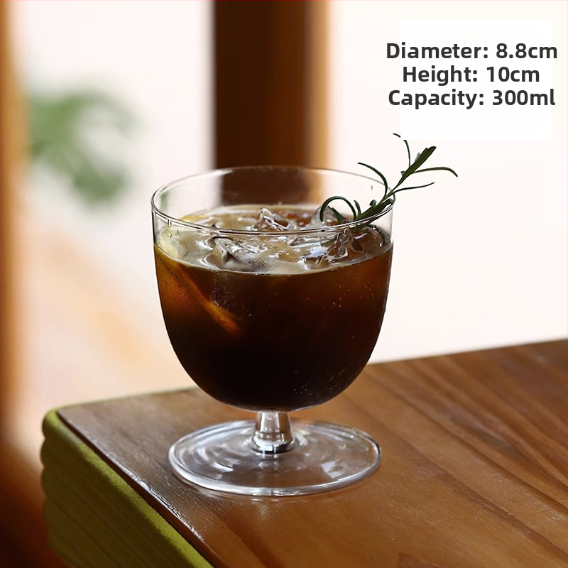 Чаша за чай - стъклена, новокитайски стил, еднослойна, шестчленен комплект, печат на лого наличен