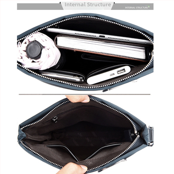 Prince Bird Oxford vīriešu plecu soma – vertikāla kvadrāta forma, rāvējslēdzējs, iekšējās kabatas (ar rāvējslēdzēju, telefona kabata, ID kabata), piemērota 8 collu klēpjdatoram