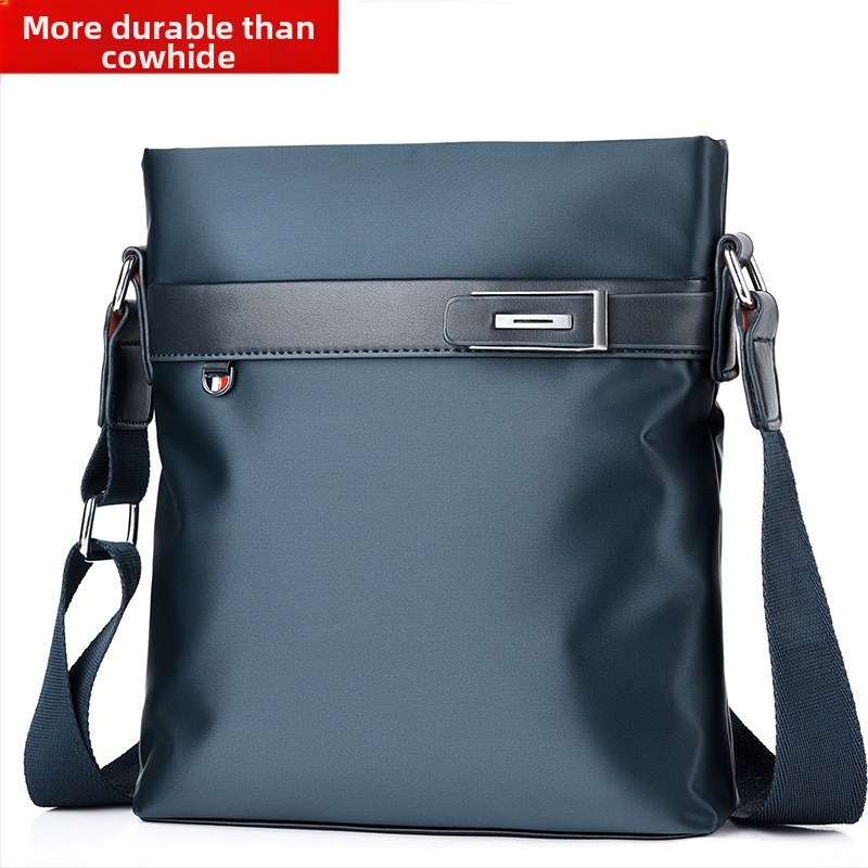 Prince Bird Oxford vīriešu plecu soma – vertikāla kvadrāta forma, rāvējslēdzējs, iekšējās kabatas (ar rāvējslēdzēju, telefona kabata, ID kabata), piemērota 8 collu klēpjdatoram