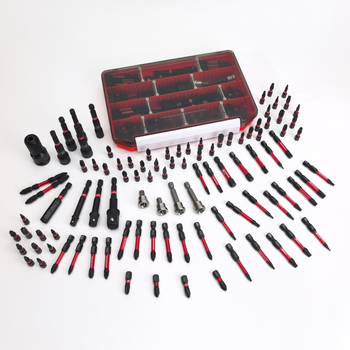 IRONMAN 99‑частен комплект битове с удароустойчива S2 стомана: шестограмен, кръстовиден, плосък и Torx