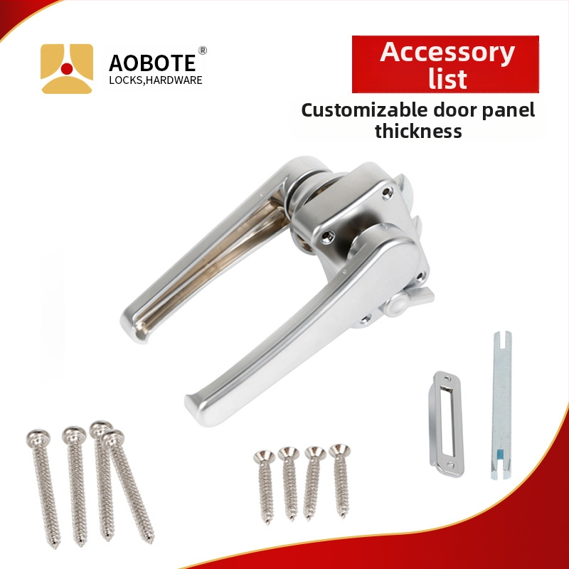 Брава за врата на караванска тоалетна A18, марка AOBOTE, цинкова сплав/ABS, модерен минималистичен стил