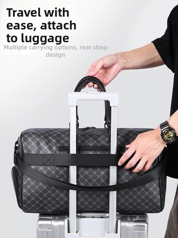 Ανδρική τσάντα ταξιδιού — 20–35L PVC, αναπνεύσιμη και αδιάβροχη, μάρκα FENGBAODAISHU, στυλ επιχειρηματικής μετακίνησης