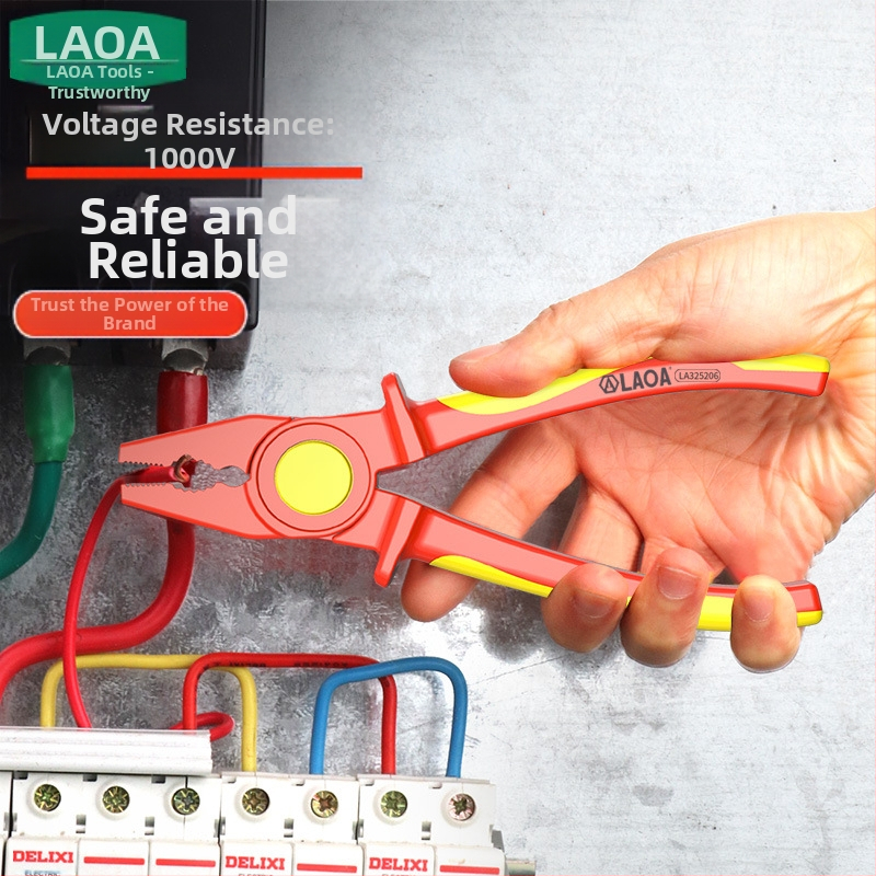 Izolirane kliješta za žice – igličasti vrh, višestruka primjena, 1000V električarski alat, čvrsti vrhovi
